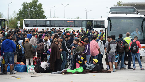 Flüchtlinge Nickelsdorf