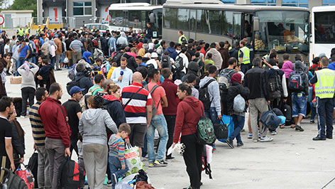 Flüchtlinge Nickelsdorf