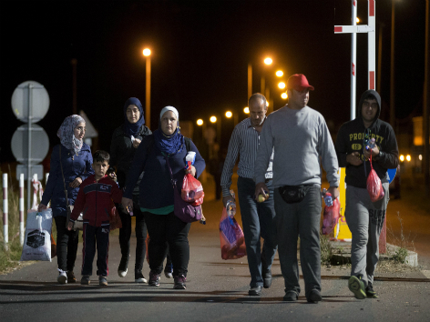 © APA/ERWIN SCHERIAU Flüchtlinge in Heiligenkreuz