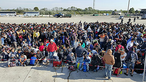 © ORF/Andreas Herbst Flüchtlingssituation in Nickelsdorf