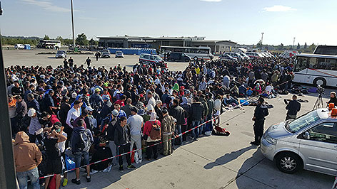 © ORF/Andreas Herbst Flüchtlingssituation in Nickelsdorf