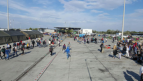 © ORF/Andreas Herbst Flüchtlingssituation in Nickelsdorf