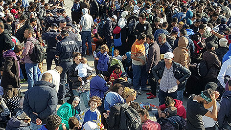 © ORF/Andreas Herbst Flüchtlingssituation in Nickelsdorf