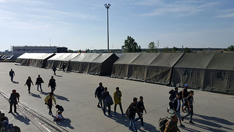 © ORF/Andreas Herbst Flüchtlingssituation in Nickelsdorf