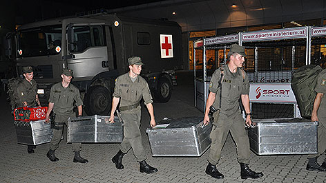 Beginn des Assistenzeinsatzes im Burgenland