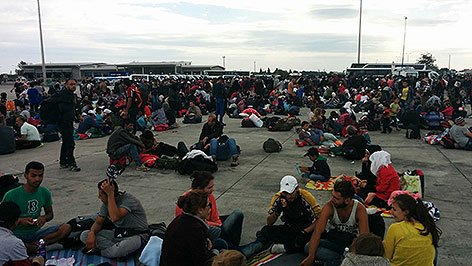 © ORF Flüchtlinge in Nickelsdorf