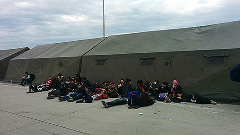 © ORF Flüchtlinge in Nickelsdorf