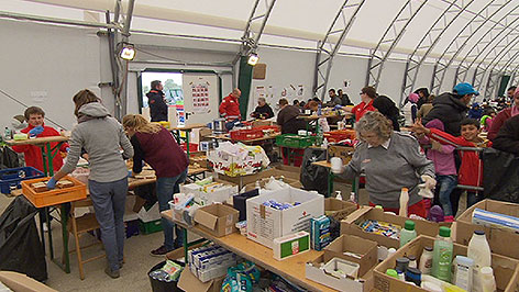 Quartiere Flüchtlinge Nickelsdorf und Wiesen