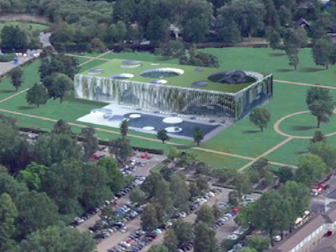 Hallenbad Neubau Symbolbild