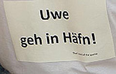 Uwe geh in Häfn, T-Shirt, Scheuch