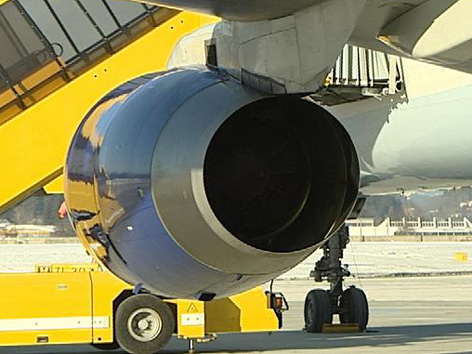 Flugzeug-Turbine