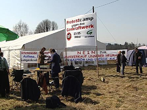 Protestlager GDK Grüne
