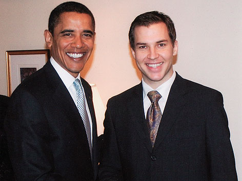 Barack Obama und Christof Pignet