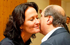 © APA/Eggenberger Grüne Klubklausur Faaker See Glawischnig Holub