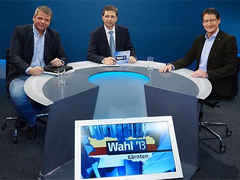 © ORF/Schuhmann Köfer Bucher Wahlduell