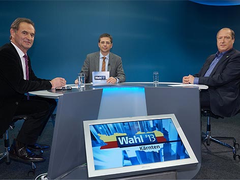© ORF/Robert Schuhmann Gabriel Obernosterer, Bernhard Bieche, Rolf Holub