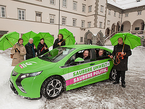 LAbg. Rolf Holub und das Team der Grünen für die Kärntner Landtagswahl 2013
