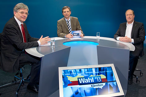 Wahlduell Kaiser Holub Bieche