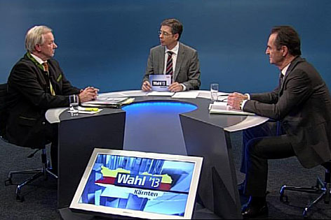 © ORF Wahlduell Dörfler Obernosterer Streitkultur