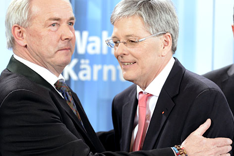 © APA/Herbert Neubauer Wahl 13 Reaktionen Hauptstory Dörfler Kaiser