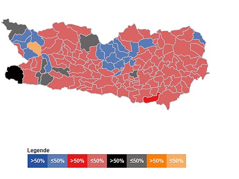 © SORA/ORF Bezirke Wahl