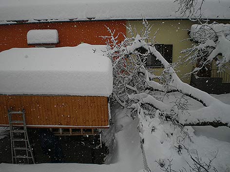 © HFW Villach Villach Schnee Müllwagen