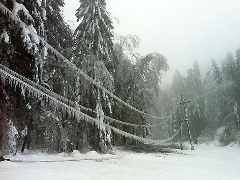 © KELAG Schneechaos Stromausfälle Zusammenfassung Sonntag