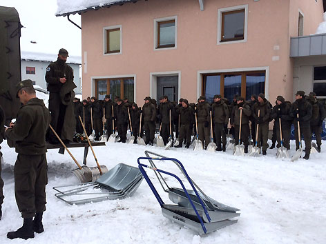 © ORF/Mursteiner Schneechaos Lesachtal Bezirk Hermagor Kötschach Lage Sonntag
