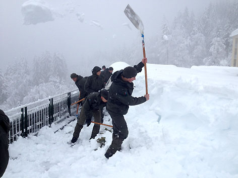 © ORF/Radler Schneechaos Lesachtal Bezirk Hermagor Kötschach Lage Sonntag