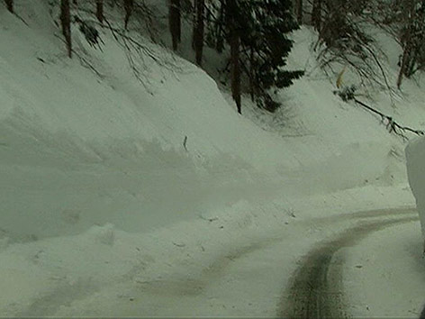 © ORF Lesachtal Straße von Osttirol aus