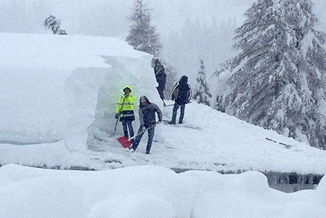 Schnee Neuerliche Stromausfälle Bundesheer hilft Nassfeld
