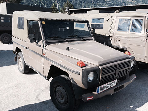 © ORF/Peter Matha Bundesheer Fahrzeug Pinzgauer Puch