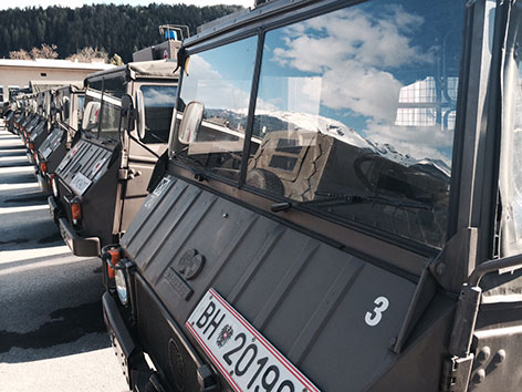 © ORF/Peter Matha Bundesheer Fahrzeug Pinzgauer Puch