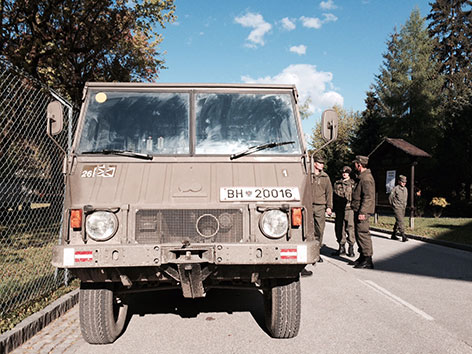 © ORF/Peter Matha Bundesheer Fahrzeug Pinzgauer Puch