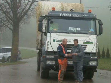© ORF Futtermittel HCB Skandal Austausch Anlieferung