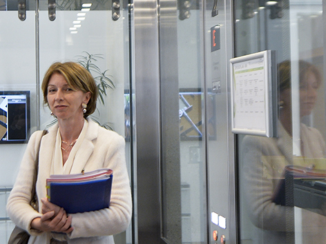 Finanzreferentin Gaby Schaunig nach den Finanzverhandlungen beim Bund in Wien