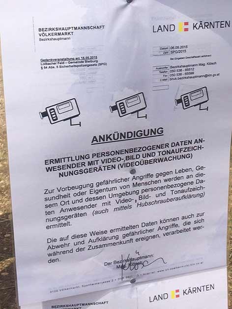 Bleiburg Kriegsgedenken Kroaten Loibacher Feld
