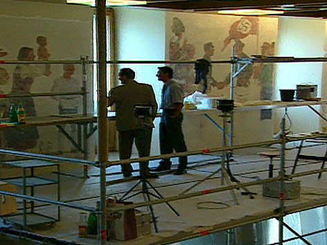© ORF Archiv Lobisser Nazi Fresken Freilegung Landtag