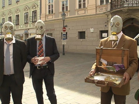 © ORF Stinkefinger Aktion Klagenfurt Hypo