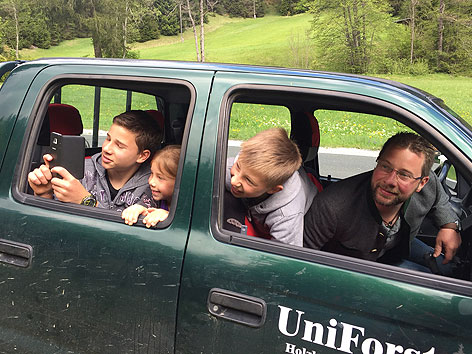 Familie Sichtung Bär Windische Höhe