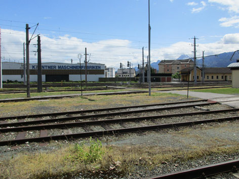Bärensichtung Villach Gleise ÖBB Westbahnhof