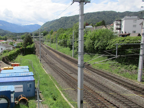 Bärensichtung Villach Gleise ÖBB Westbahnhof