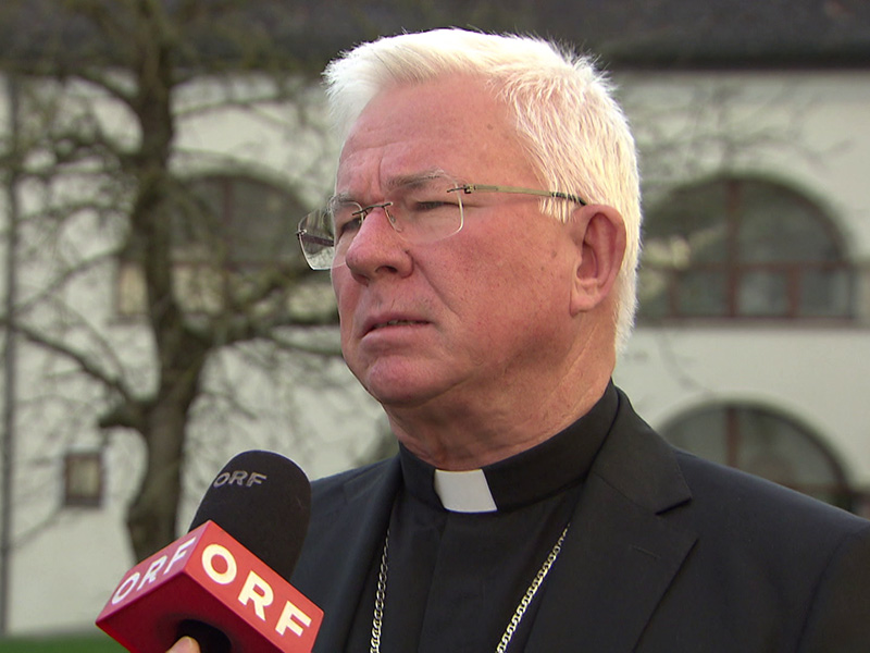 Bischof Alois Schwarz Erzbischof Lackner Visitation Kirche Schönborn