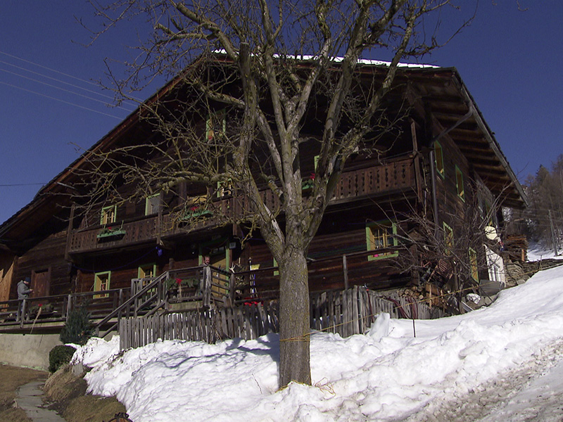 © ORF Apriach Denkmalschutz Bauernhaus Bohrlöcher