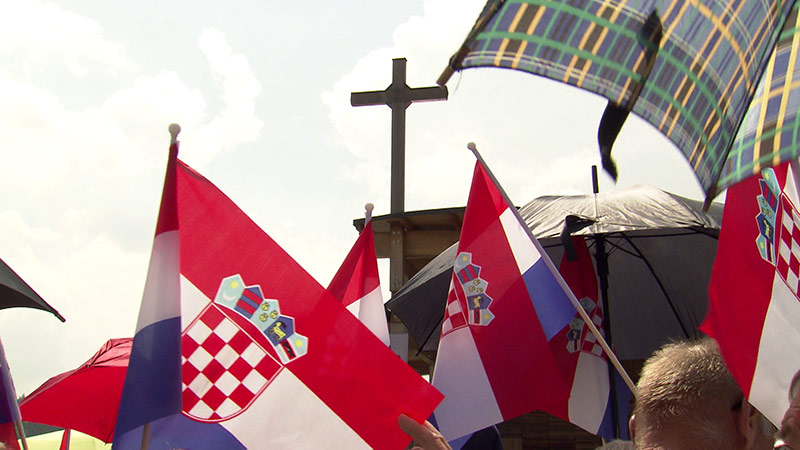 Loibacher Feld Bleiburg Treffen Gottesdienst Ustascha