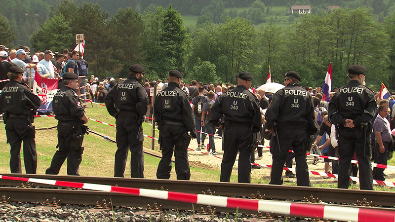 Loibacher Feld Bleiburg Treffen Gottesdienst Ustascha