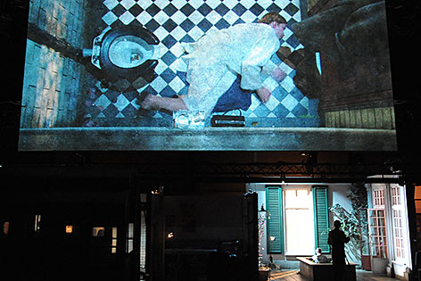 "The Forbidden Zone" bei den Salzburger Festspiele 2014 auf der Halleiner Pernerinsel