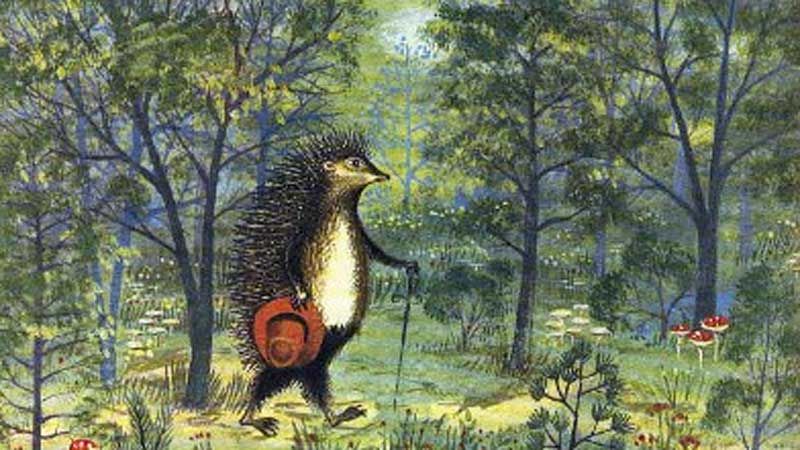 ilustracija povidajke "Ježeva kućica"