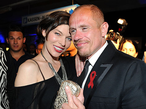 Welcome Party anl. des Life Ball 2012 mit Hollywood-Schauspielern Milla Jovovich und Life Ball-Organisator Gery Keszler