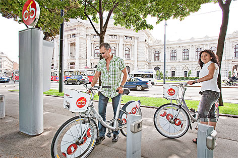 © Gewista Radler am Citybike